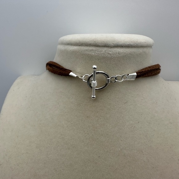 Light Pink Rhodonite Choker Necklace - Picture 6 of 10
